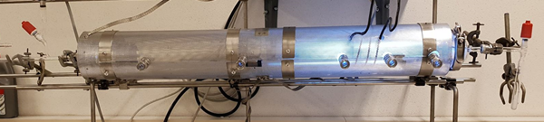 Exemple de réacteur plasma conçu par l'équipe Plasm'Innov